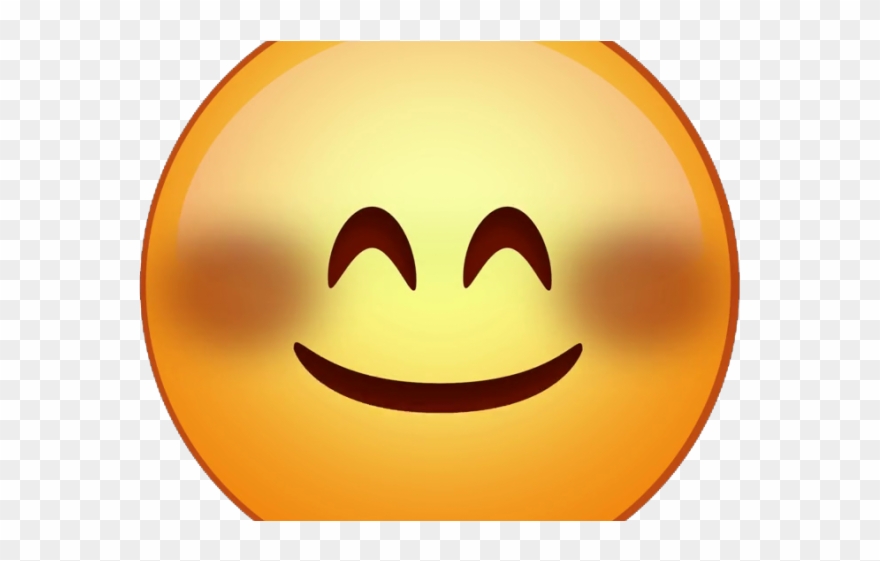 Blushing Emoji Clipart Shy - Png Download