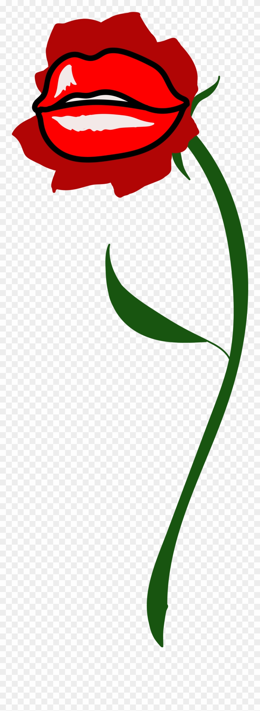 Kiss The Rose Clipart