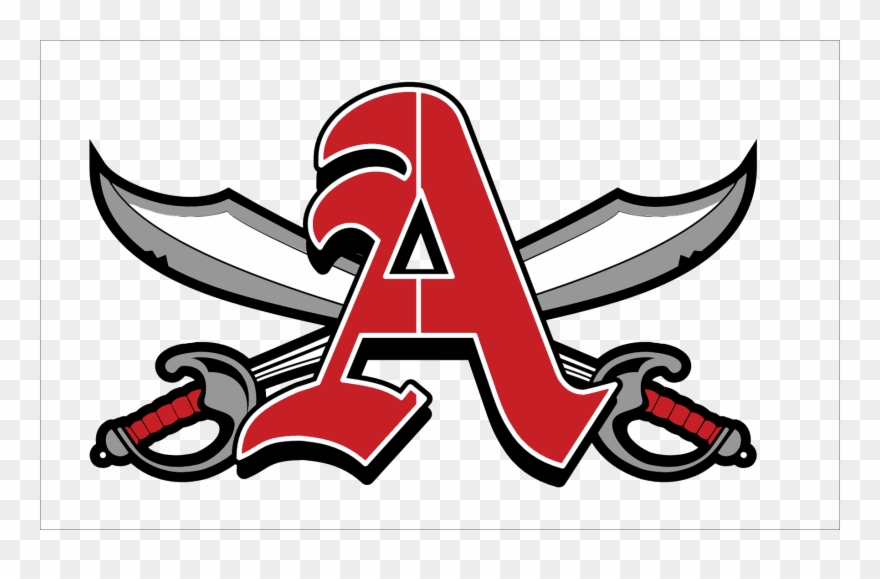 Appling County Pirate Baseball Clipart