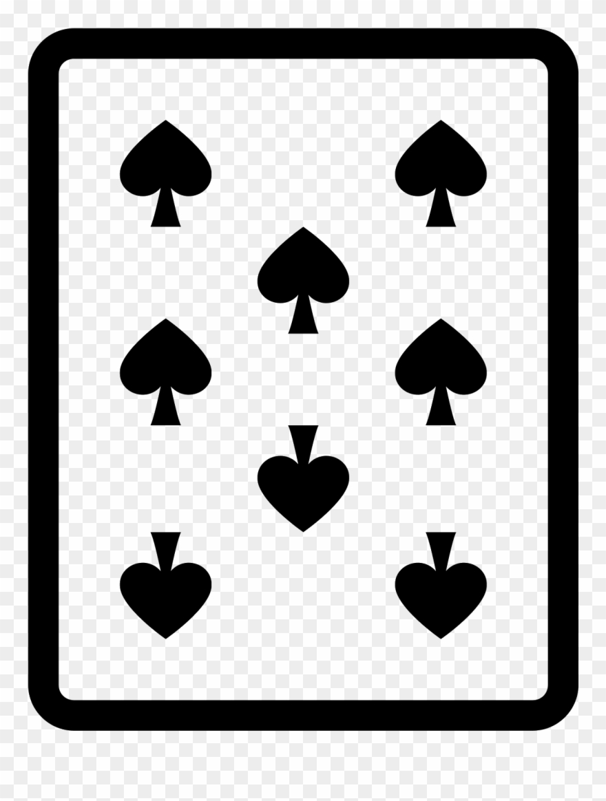 8 Of Spades Icon Clipart (#2953801) - PinClipart