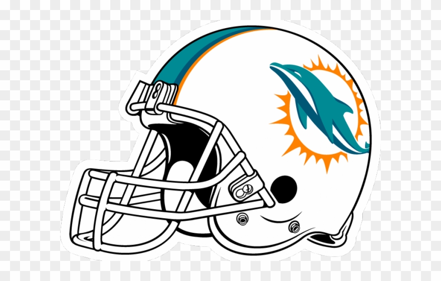 Helmet Clipart Miami Dolphins - Png Download