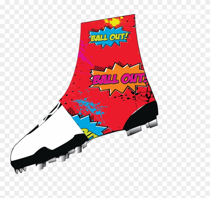 Red "ball Out" Spats Clipart