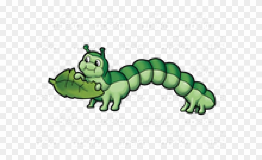 Inchworm Clipart Leaf - Png Download