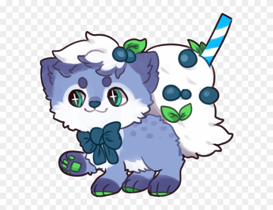 Blueberry Frappuccino Clipart