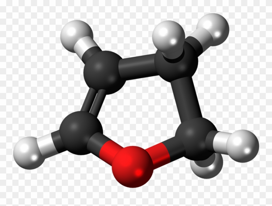 Dihydrofuran Oxygen Heterocycle, Science Technology Clipart
