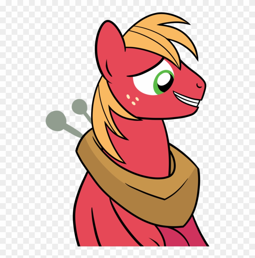 Drawponies, Big Macintosh, Earth Pony, Grin, Nervous, Clipart