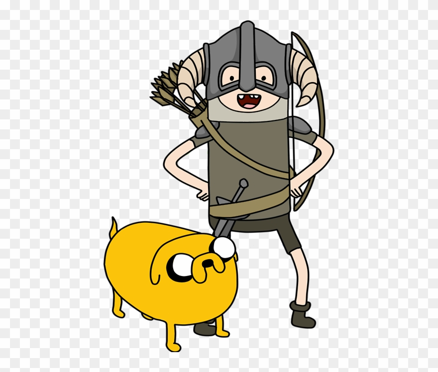 Letteth Thy Finn Slay Thy Mighty Dragon Adventure Time Clipart