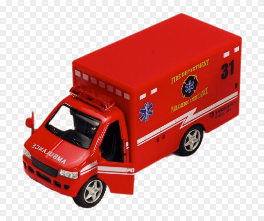 Free Png Download Red Ambulance Toy Png Images Background Clipart