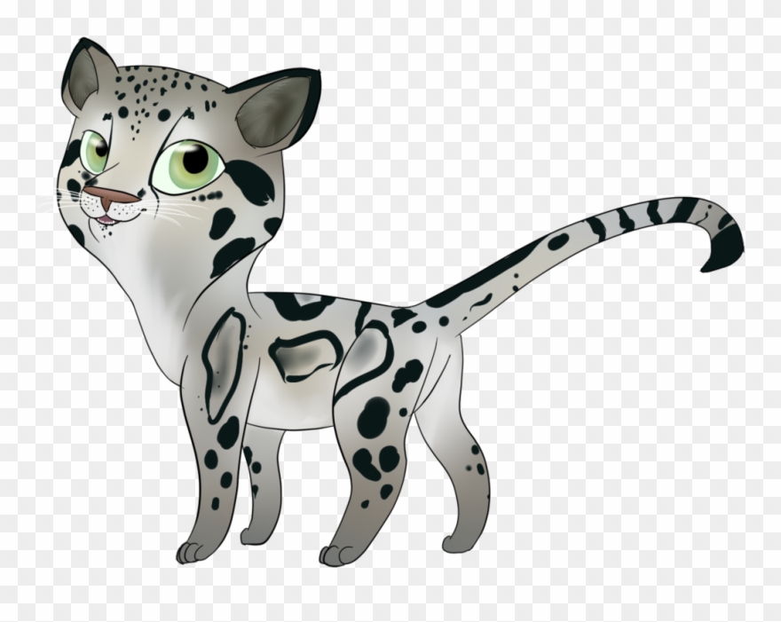 Clouded Leopard By Silver Storm Dragon Clipart