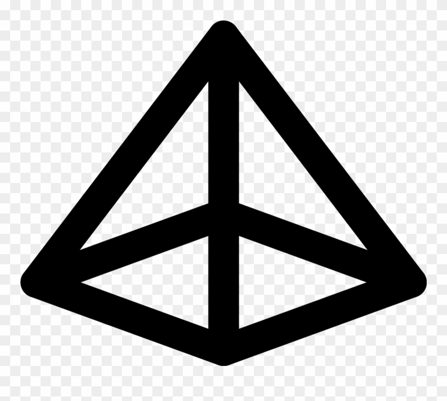Pyramid Clipart Plain - Png Download