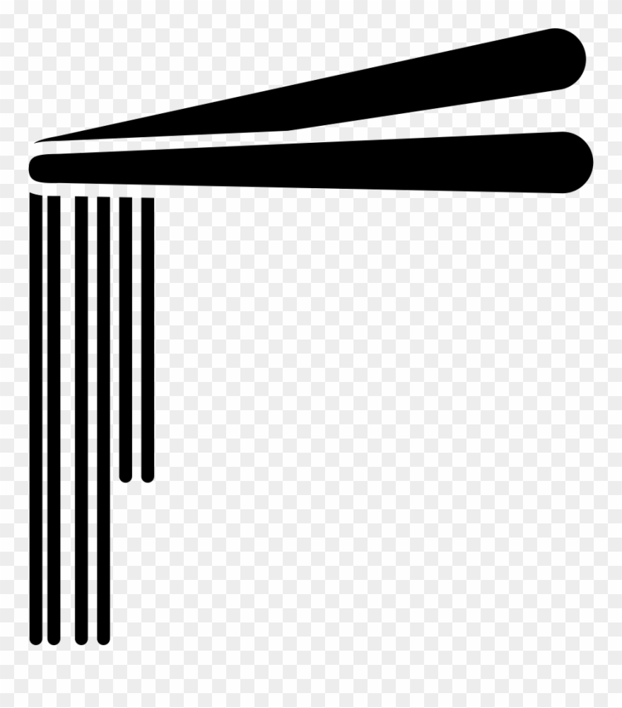 Chopsticks With Noodles Comments Clipart