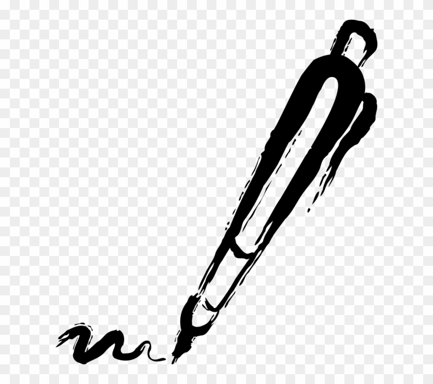 Vector Illustration Of Fountain Pen Writing Instrument Clipart