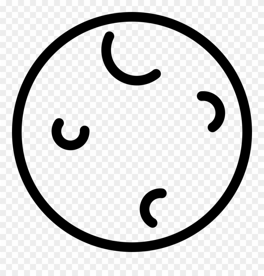 Circle With Curved Lines Inside Comments Clipart