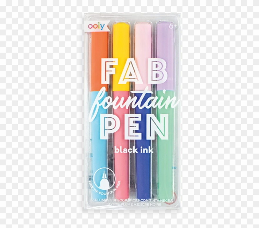 Ooly Fab Fountain Pen Set Clipart
