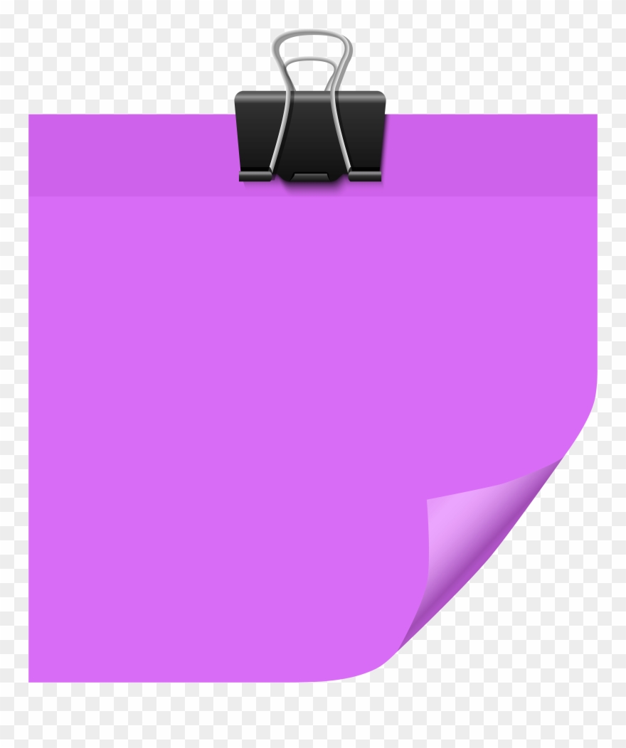 Download Sticky Note Purple Clipart (2957153) PinClipart
