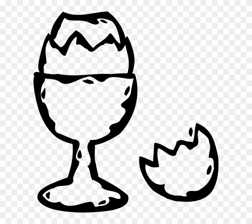 Vector Illustration Of Breakfast Soft Boiled Egg With Clipart