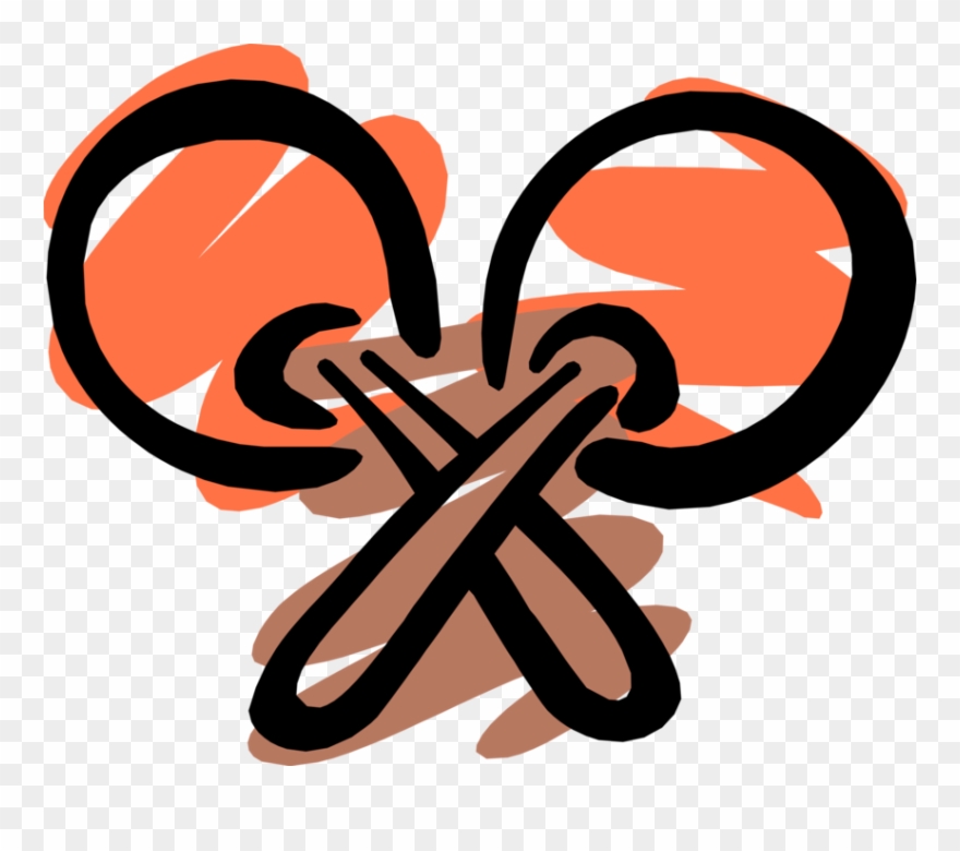 Vector Illustration Of Latin Music Maracas Or Rumba Clipart