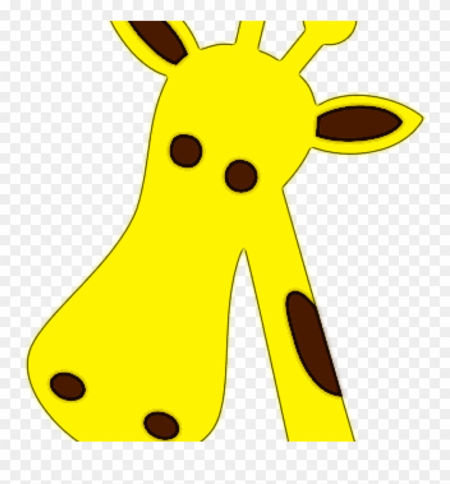 Giraffe Head Clipart Giraffe Head Clip Art Clipart - Png Download