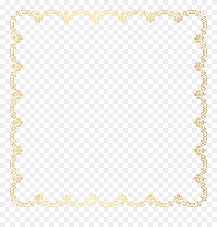 Deco Frame Border Transparent Png Clip Art Image ,
