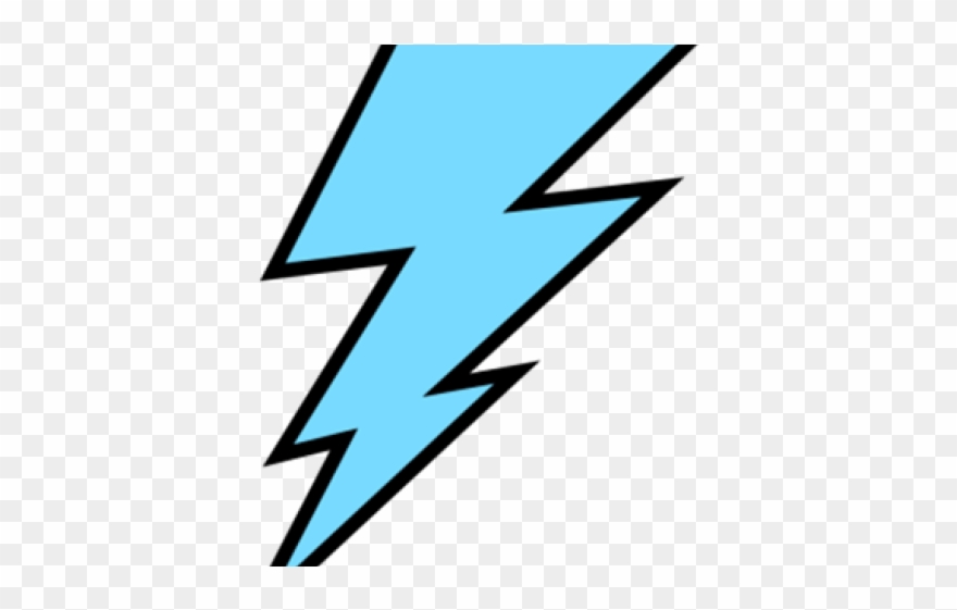 Blue Clipart Lightning - Png Download