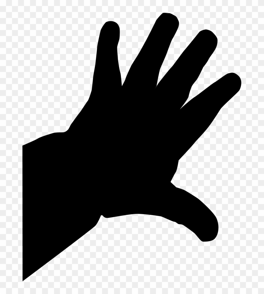 Clipart Of Reaching, Hand And And Hand On - Png Download