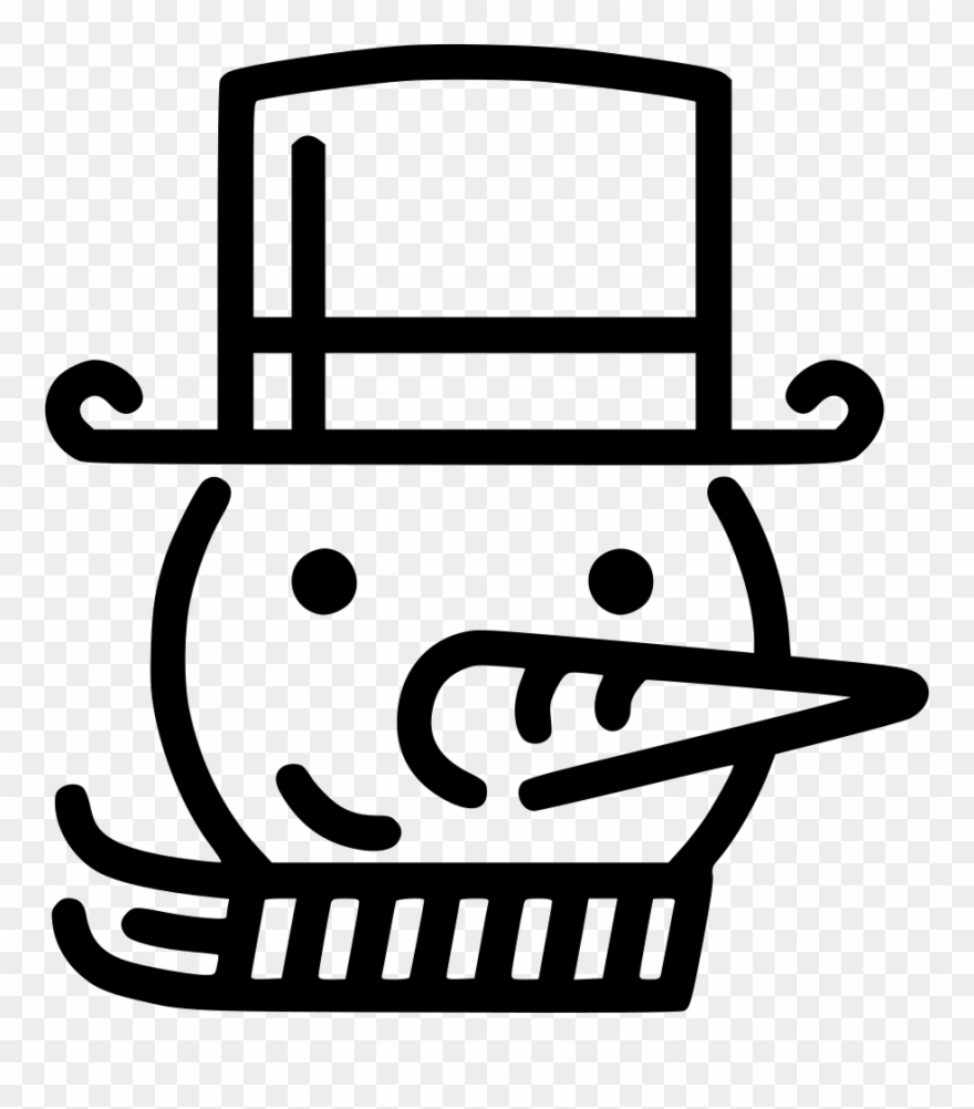 Snowman Comments Clipart