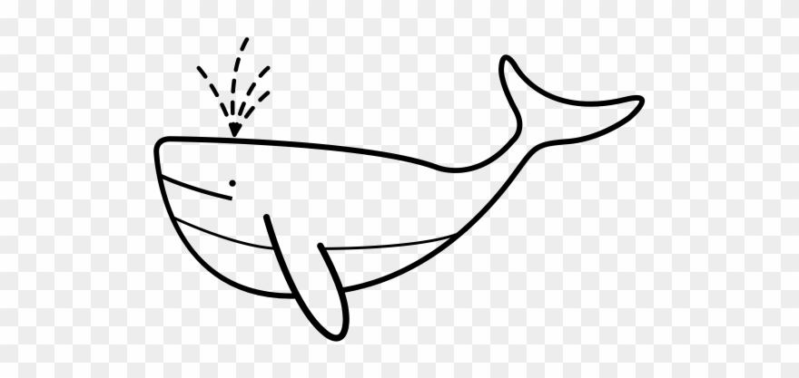 Whale Rubber Stamp Clipart