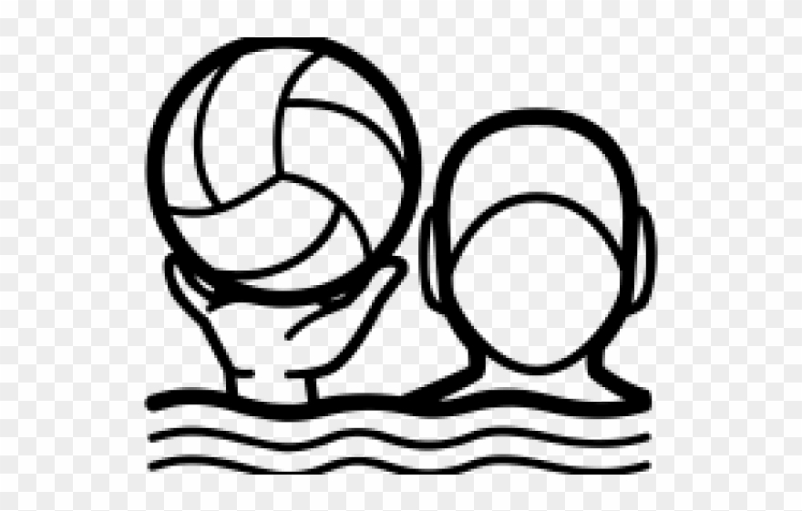 Drawn Ball Water Polo Clipart