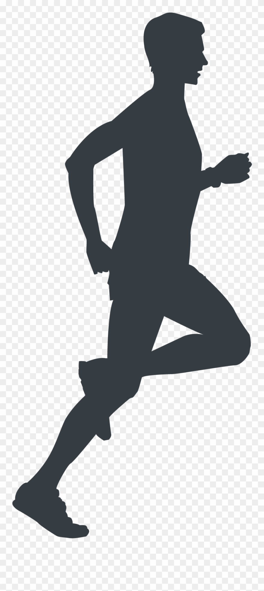Athlete Silhouette Clipart