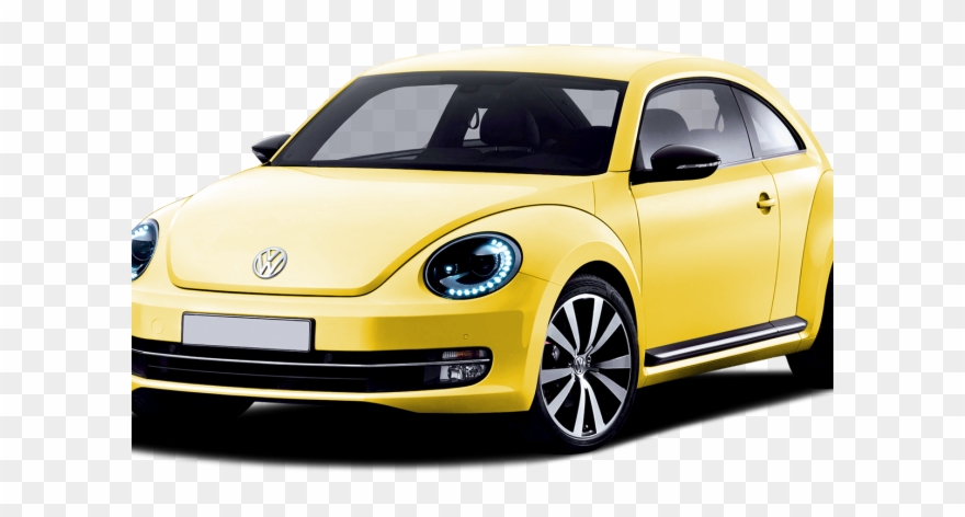 Volkswagen Clipart Yellow Car - Png Download