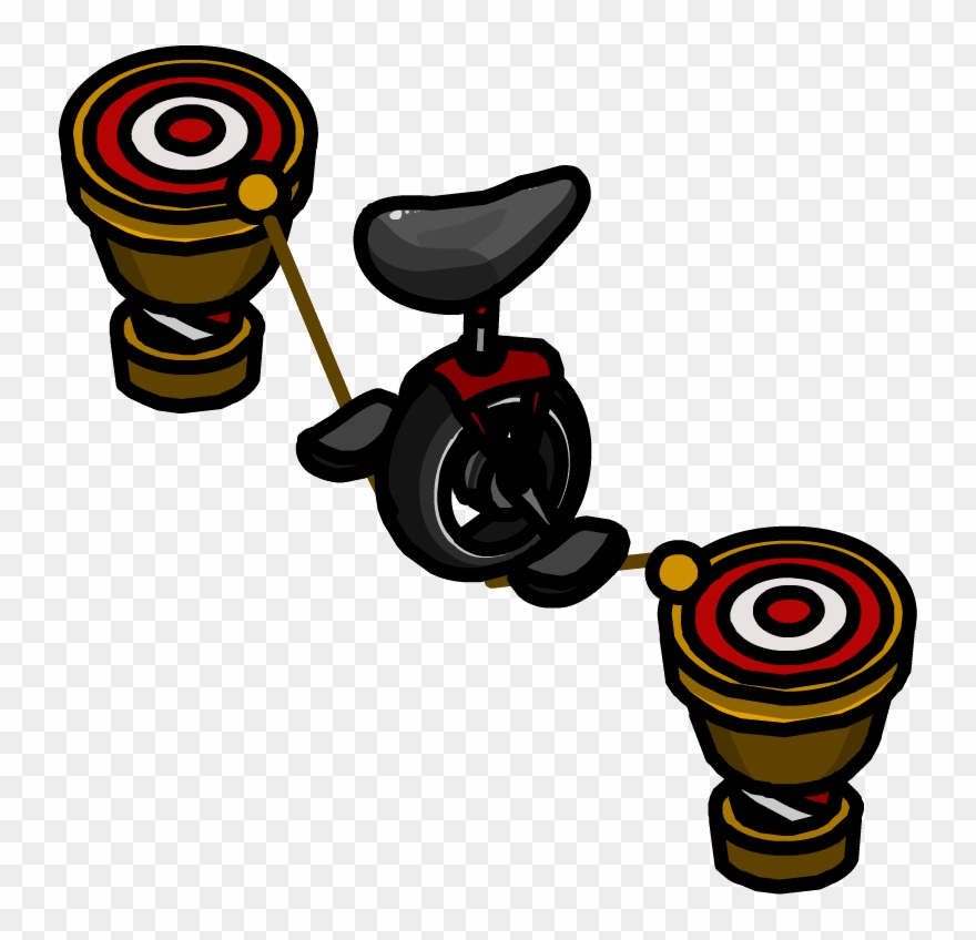 Unicycle Tightrope Clipart