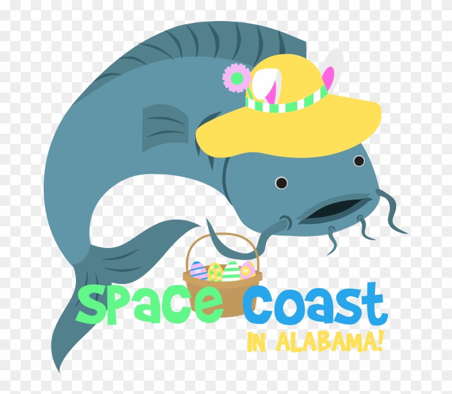 A Catfish Easter Clipart