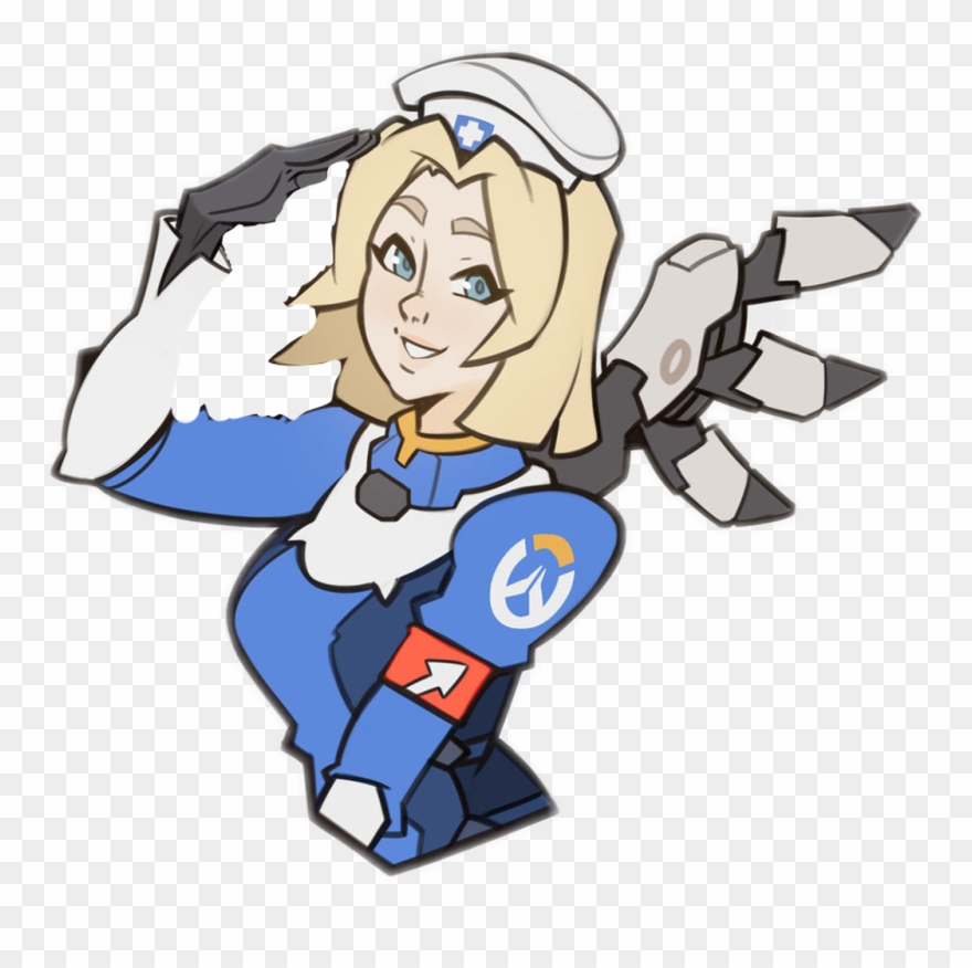 The Doctor Is In Overwatch Mercyoverwatch Freetoedit Clipart