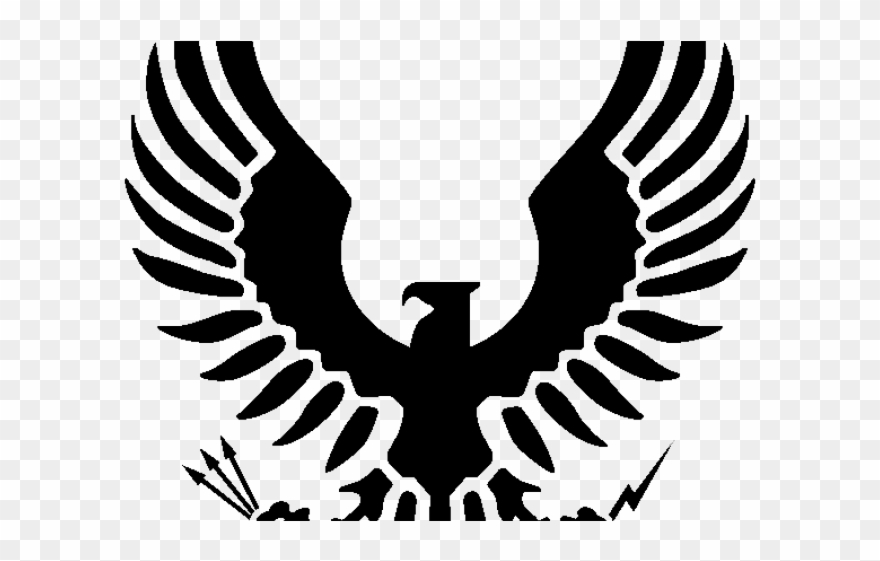 Black Eagle Clipart Spartan - Png Download