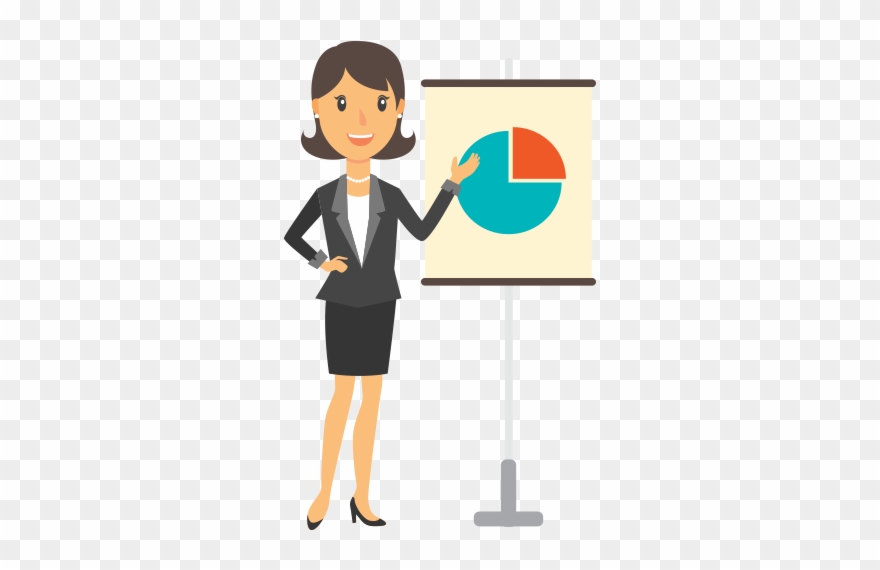 Woman Employee Presentation Png Image Clipart