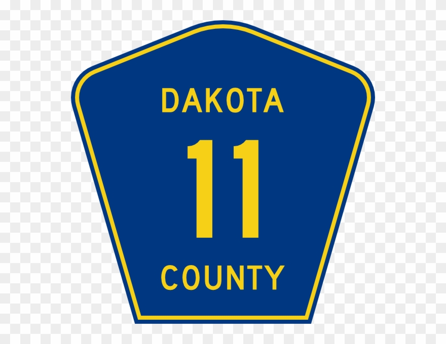Free Vector Dakota County Route Clip Art - Png Download