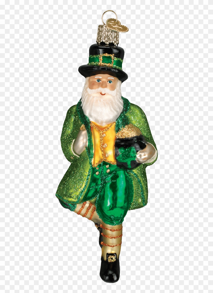 Irish Santa Ornament Clipart