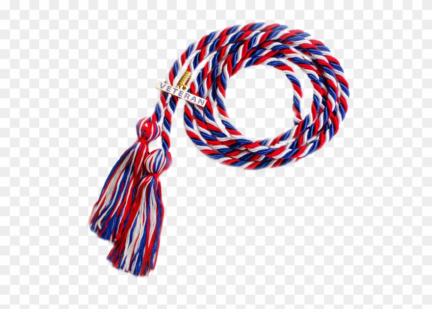 Veteran Honor Cord With Charm Clipart