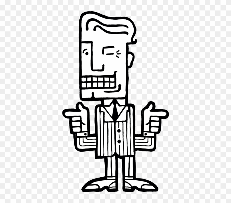 Don't Buy The Sales Pitch Sleazy Salesman Clipart