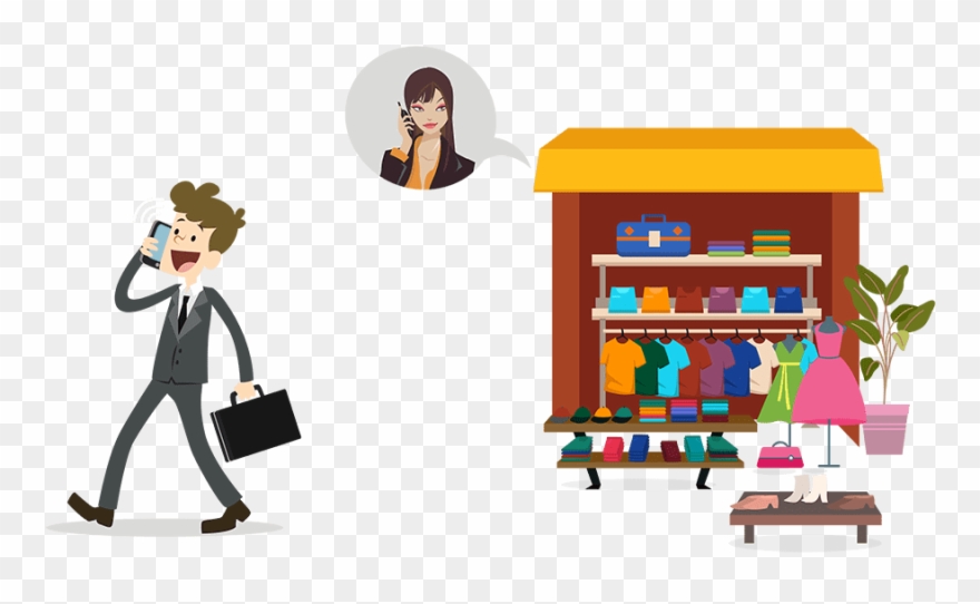 Free On-ground Sales Support Clipart