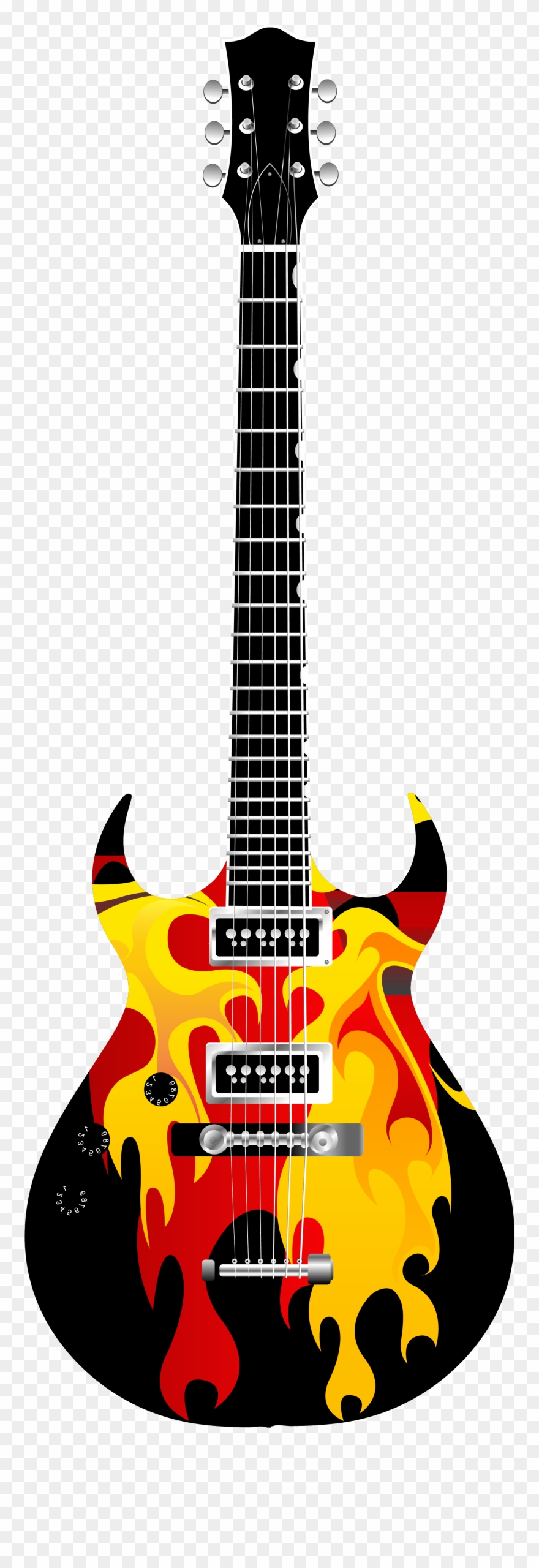 Clipart Of L, Guitar And Guitar On - Png Download