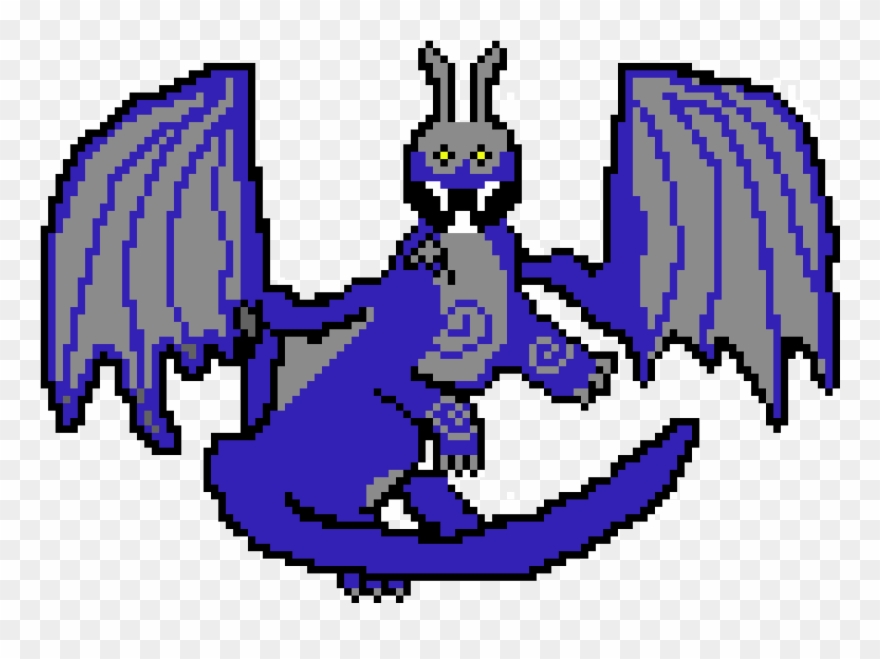 Ice Dragon Forward Open Mouth Clipart
