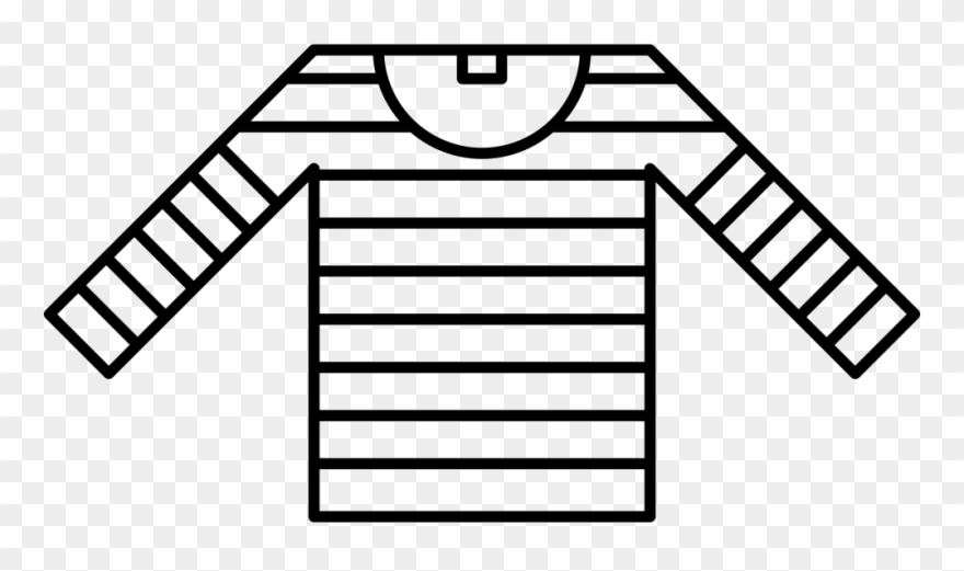T-shirt With Stripes Comments Clipart