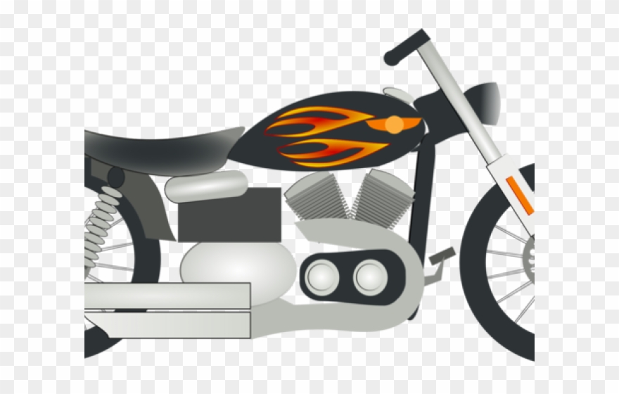 Motorcycle Clipart Honda - Png Download