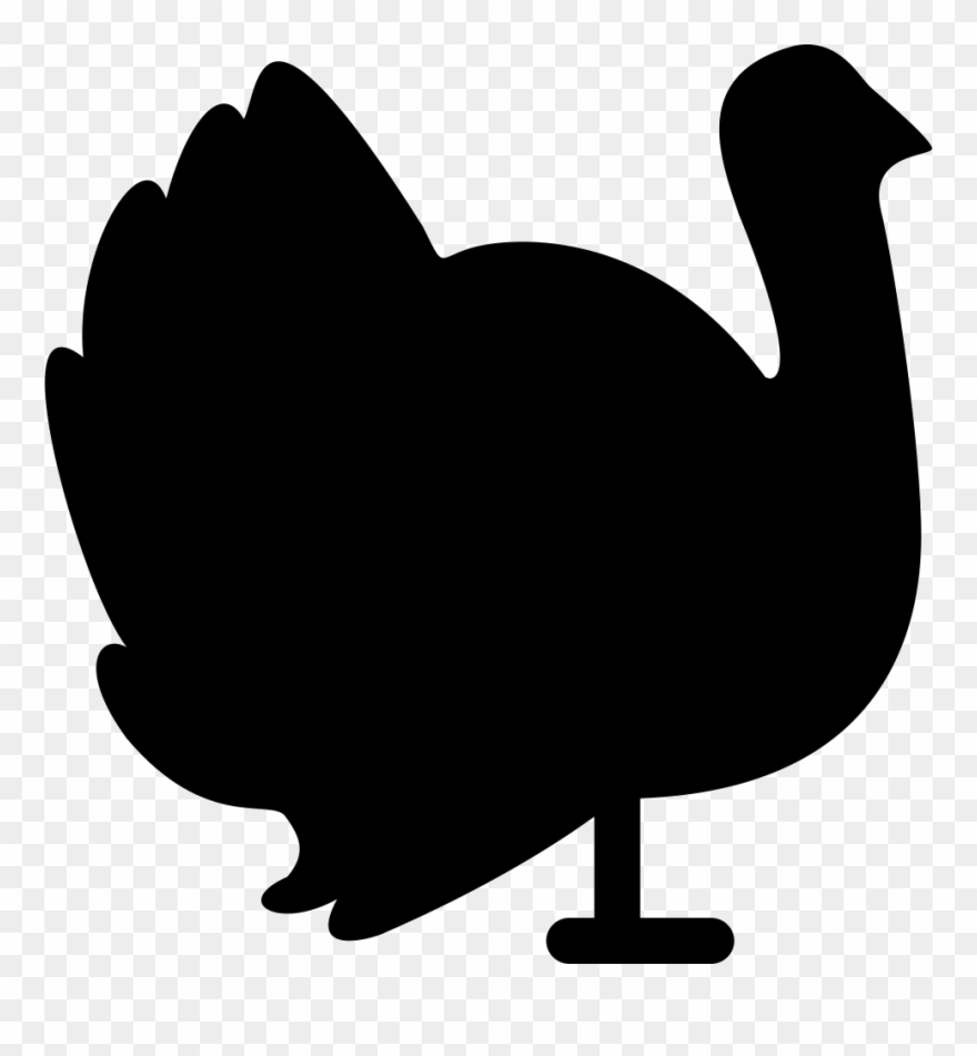 Turkey Facing Right Comments Clipart