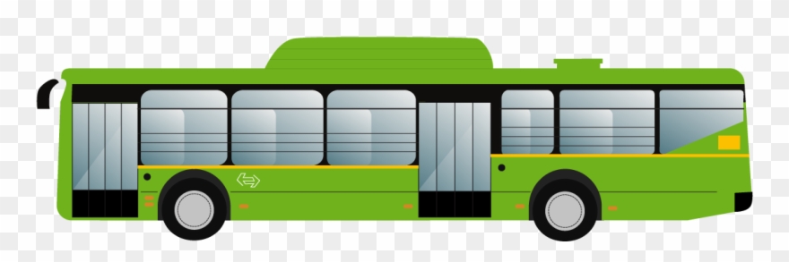 Image Black And White Library A Delhi Dtc Bus Clipart