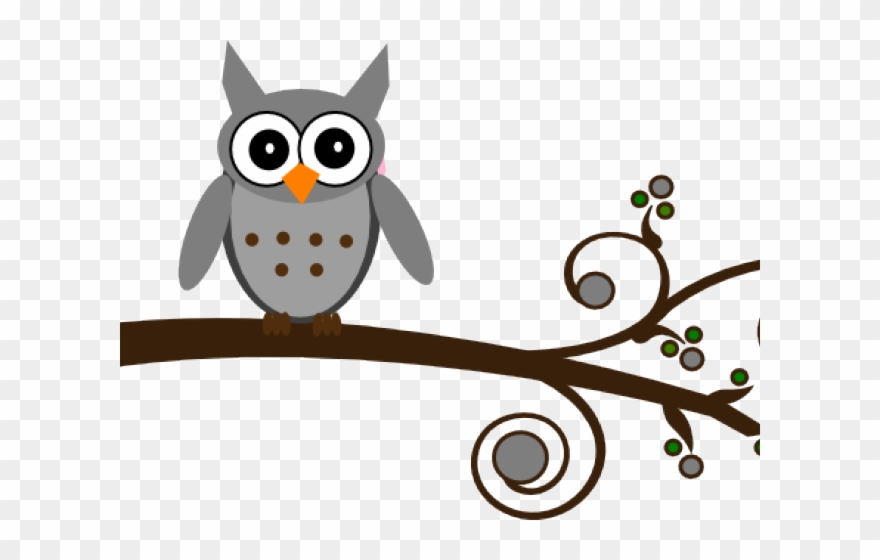 Great Grey Owl Clipart Baby - Png Download