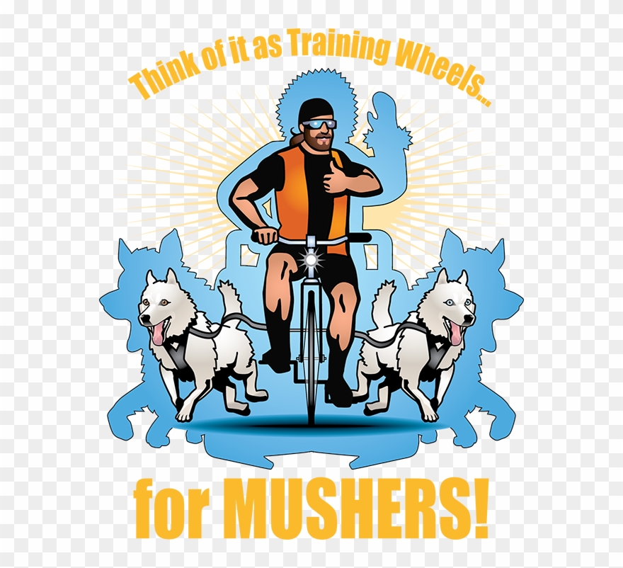 Training Wheels For Mushers And Woofdriver's Training Clipart