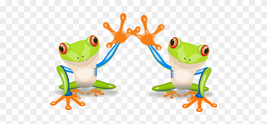 Free Relaxed Smiling Froggy Free Grenouille Free Frog-by Clipart