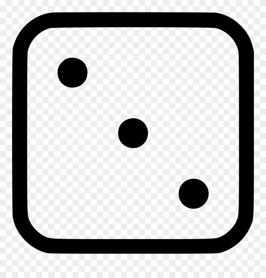 Dice Three Comments Clipart